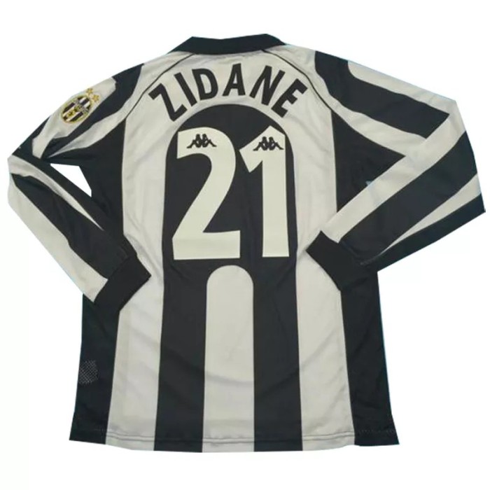 1997-1998 Juventus Home Retro Long Sleeve Soccer Jersey