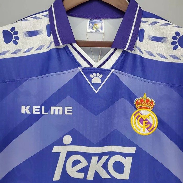 1996-1997 Real Madrid Purple Retro Soccer Jersey