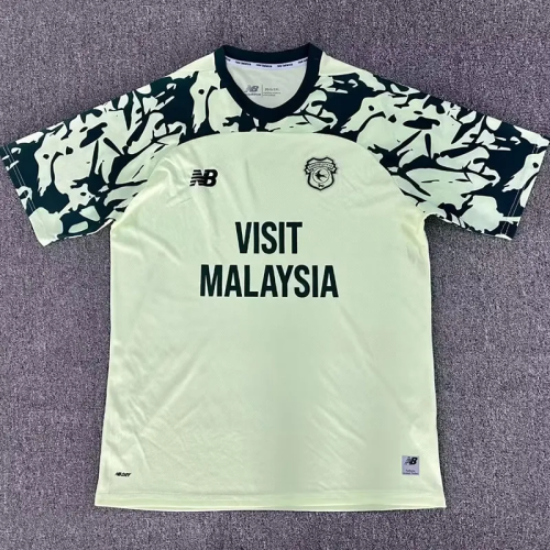 25-26 Cardiff City Away Fans Soccer Jersey 1:1 Thai Quality