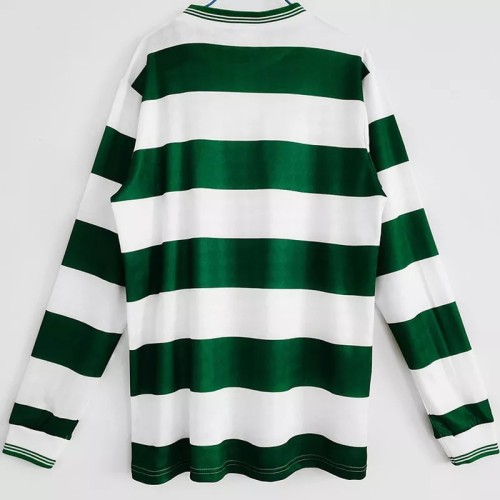 1987-1988 Celtic Home Long Sleeve Retro Soccer Jersey