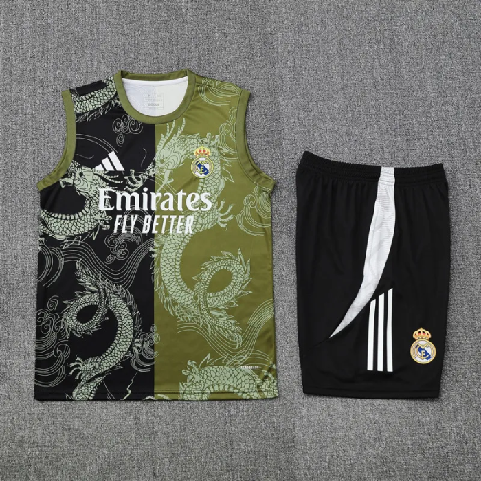 25-26 Real Madrid High Quality Tank Top And Shorts Suit