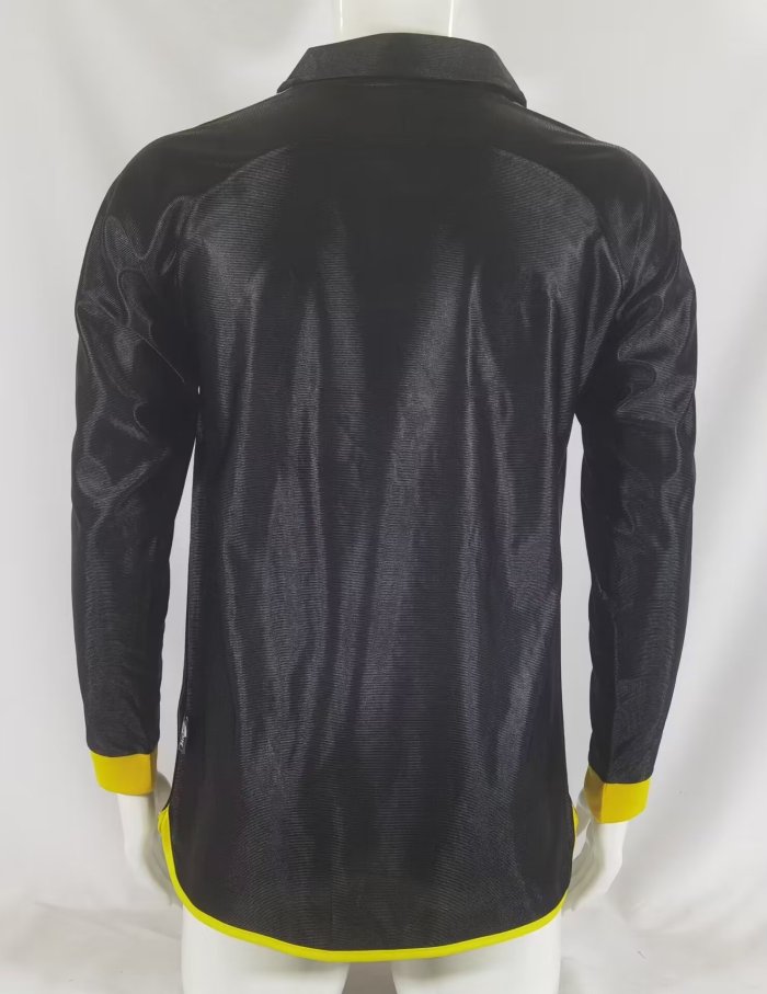 1999-2001 Real Madrid Away Long Sleeve Retro Soccer Jersey