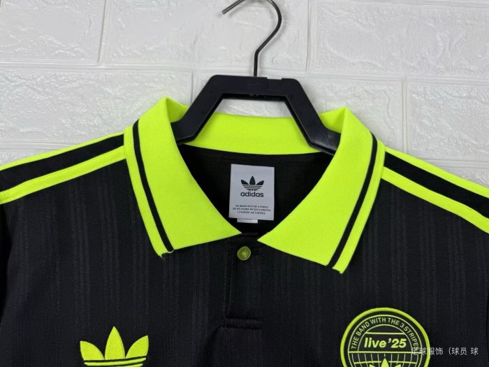 2025 AD Oasis Joint Edition Fluorescent Green Polo Short Sleeve