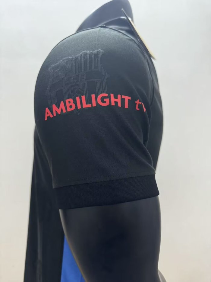 25-26 Barcelona Black Special Edition Player Version Training Shirts (有领)