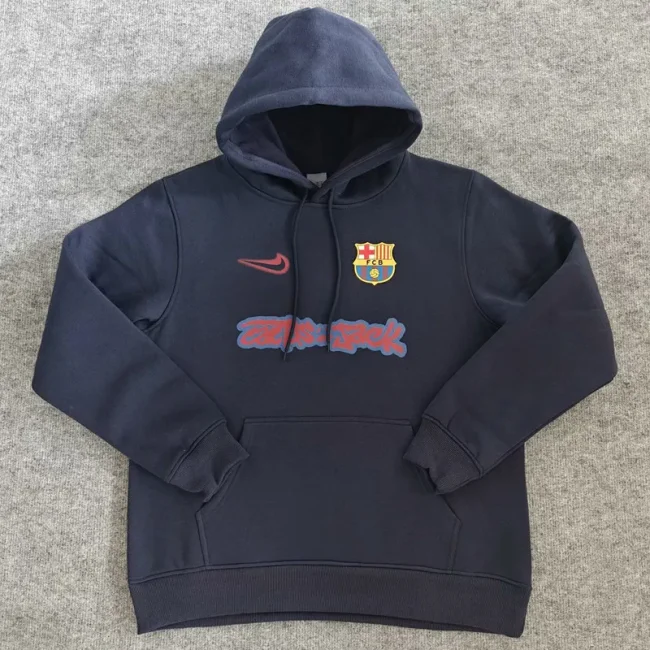 25-26 Barcelona Royal blue Hoody (加绒)彩标