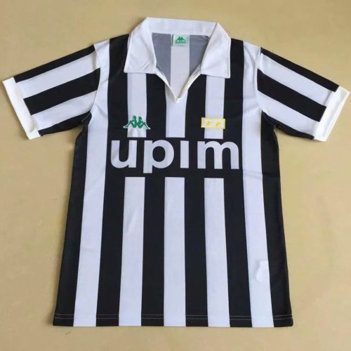 1991 Juventus Home Retro Soccer Jersey