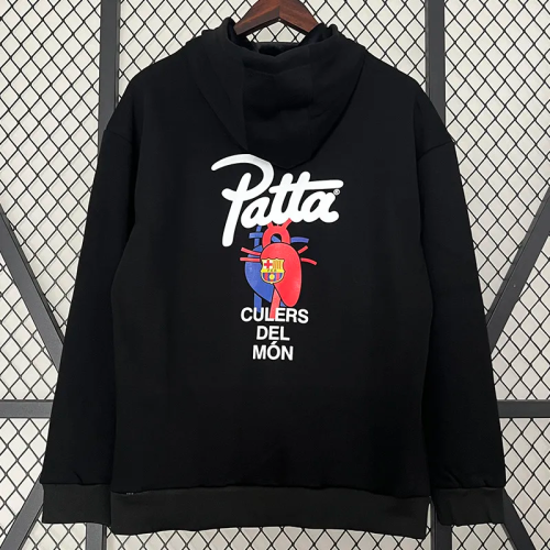 23-24 Barcelona Black Hoody