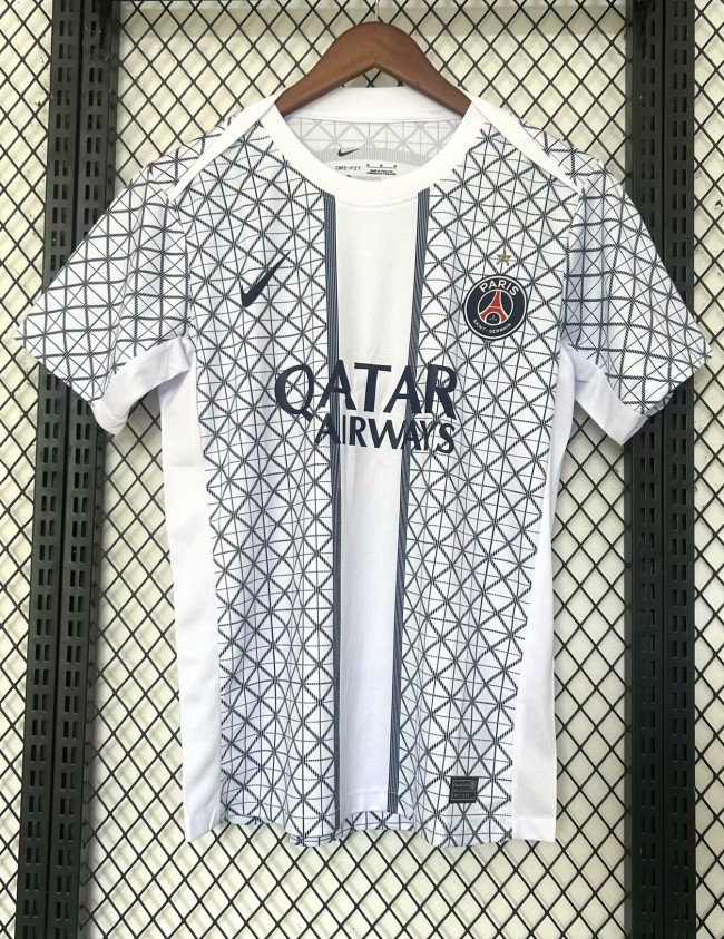 25-26 Paris Saint-Germain White Training shirts