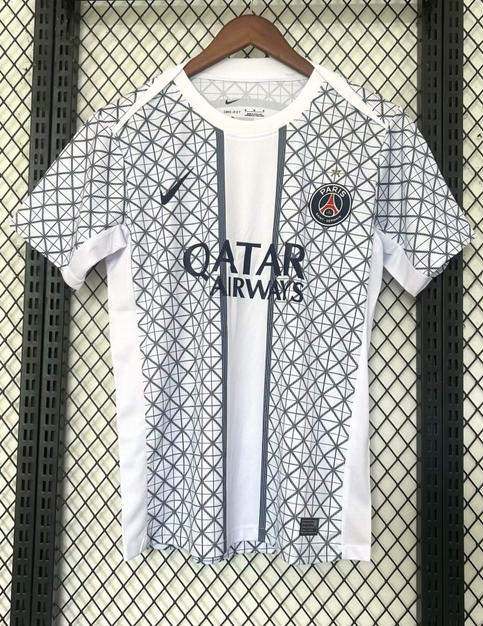 25-26 Paris Saint-Germain White Training shirts