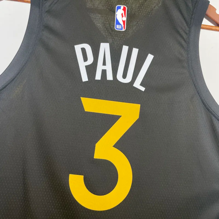 22-23 WARRIORS PAUL #3 Black City Edition Top Quality Hot Pressing NBA Jersey