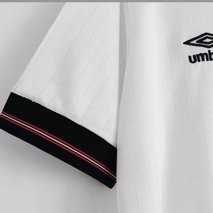 1984-1987 England Home Retro Soccer Jersey