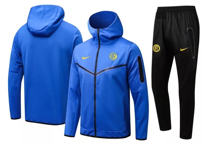 22-23 Inter Milan Blue Hoodie Jacket Tracksuit#F393
