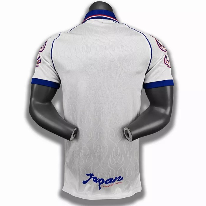 1998 Japan Away White Retro Soccer Jersey