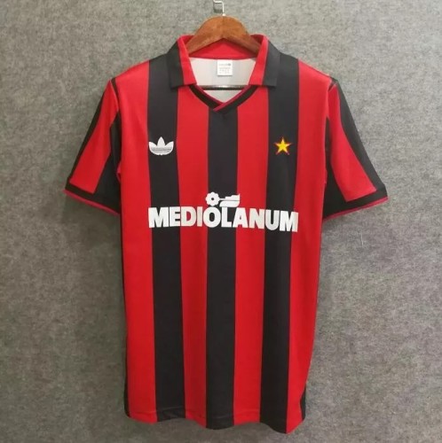 1991-1992 AC Milan Home Retro Soccer Jersey