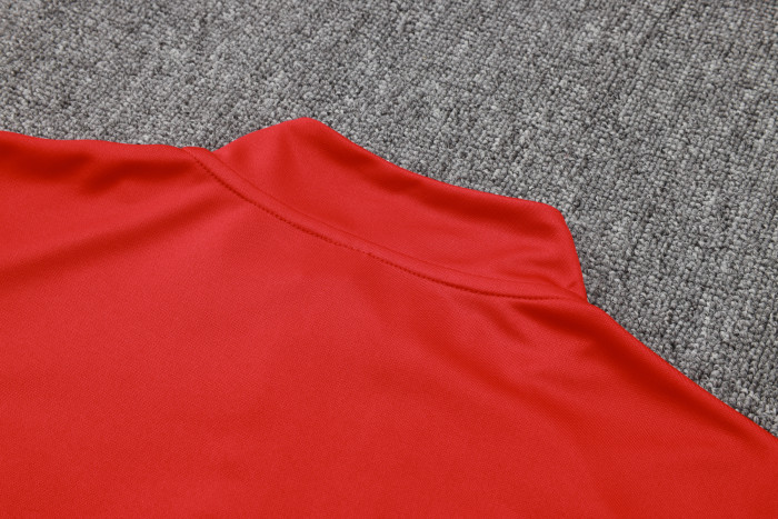 23-24 Manchester United High Quality Half Pull Tracksuit