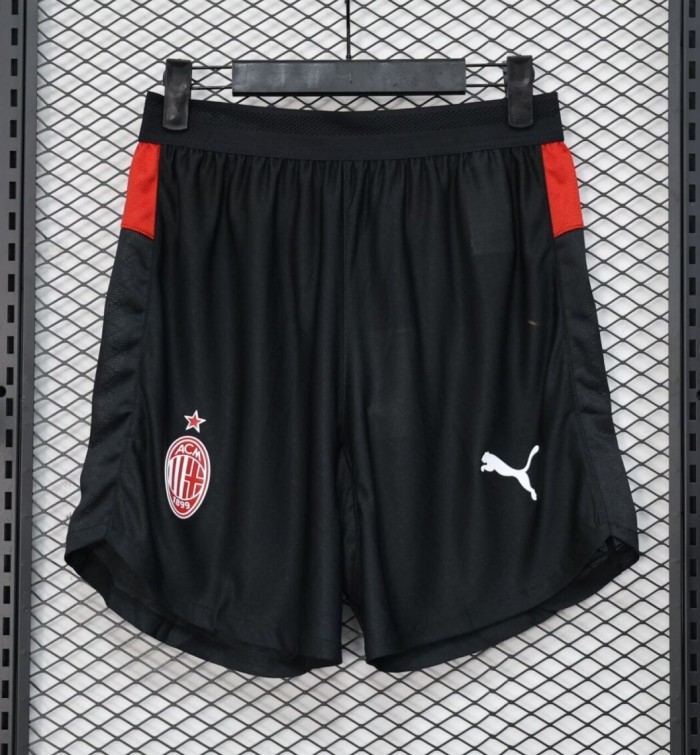 25-26 AC Milan Home Player Version Shorts Pants 1:1 Thai Quality (球员短裤)