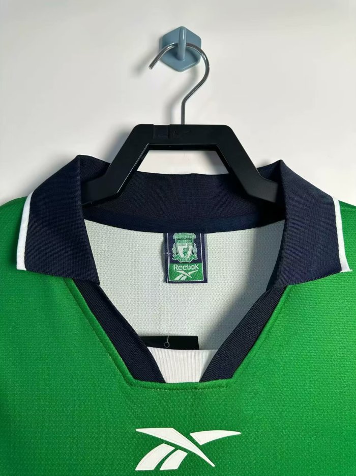 1999-2000 Liverpool Away Retro Soccer Jersey
