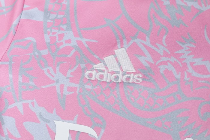 23-24 Real Madrid High Quality Half Pull Tracksuit