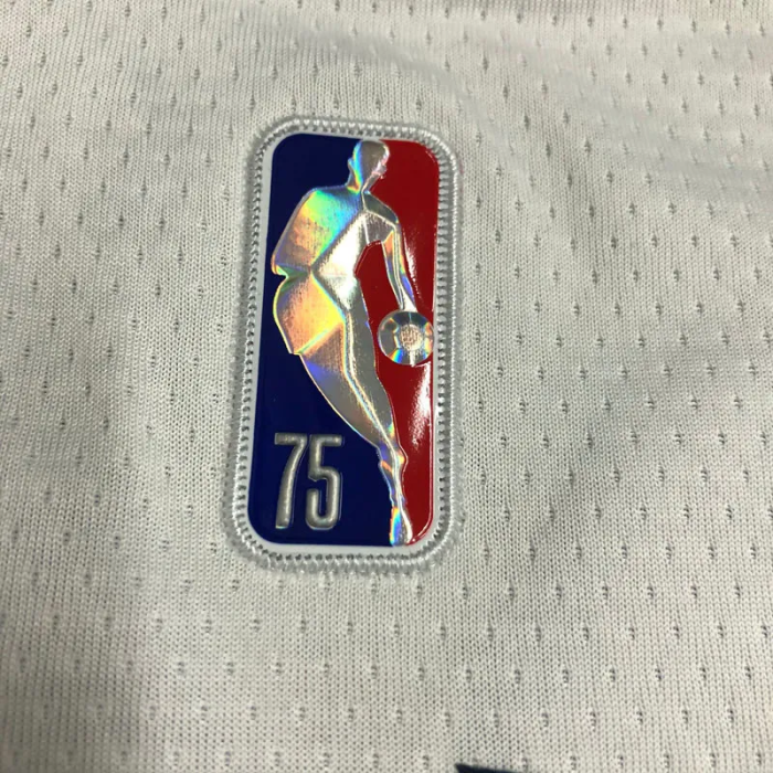 21-22 Dallas DONCIC #77 White 75th Anniversary Top Quality Hot Pressing NBA Jersey