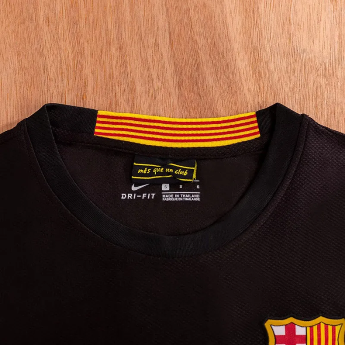 2013-2014 Barcelona Away Black Retro Soccer Jersey