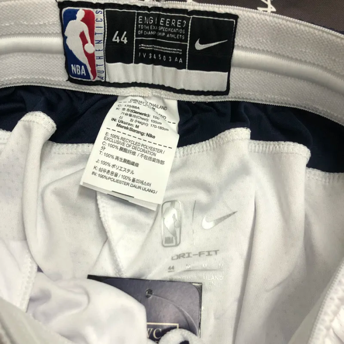 Dallas Mavericks White Edition Top Quality NBA Pants