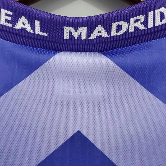 1996-1997 Real Madrid Purple Retro Soccer Jersey