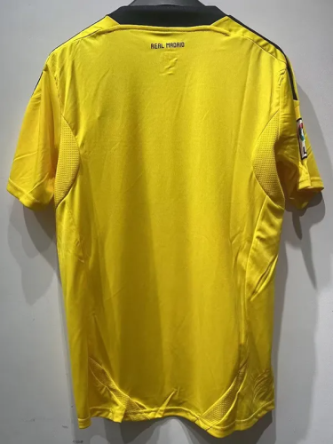 2011-2012 Real Madrid Yellow GoalKeeper Retro Soccer Jersey