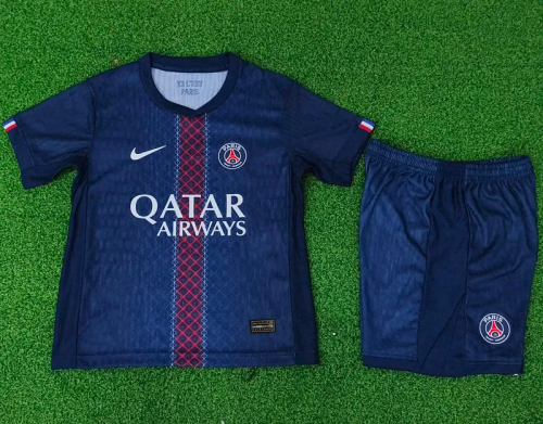 25-26 Paris Saint-Germain Home Kids Player Version Soccer Jersey (球员童装)