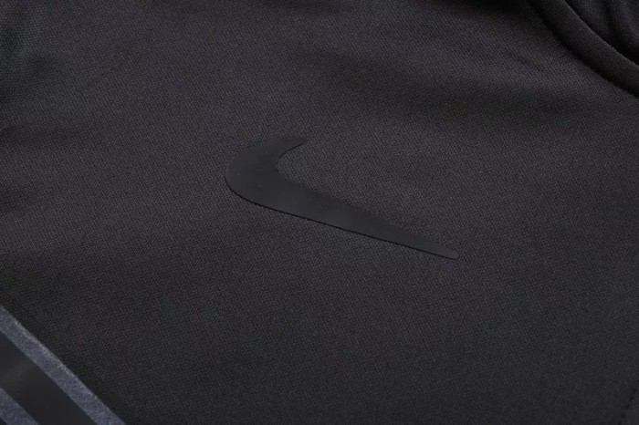 22-23 Korea Black Hoodie Jacket Tracksuit#F415