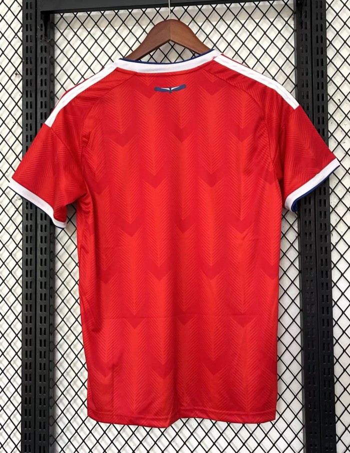 25-26 Chile Home Fans Soccer Jersey 1:1 Thai Quality