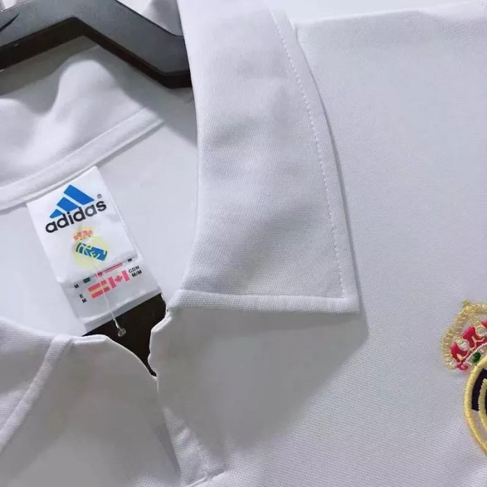 2002 Real Madrid Centenary Home Retro Soccer Jersey