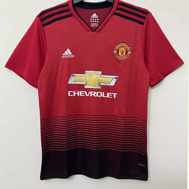 2018-2019 Manchester United Home Retro Soccer Jersey