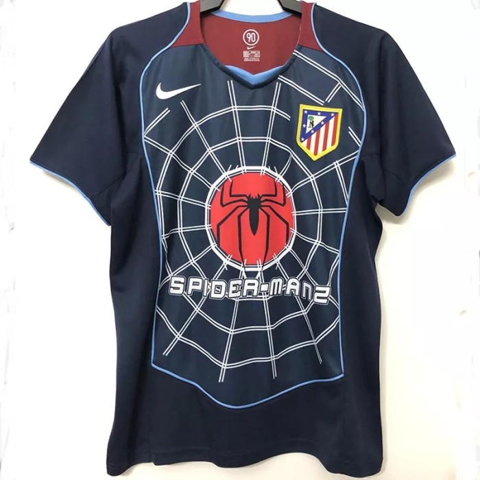 2004-2005 Atlético Madrid Away Retro Soccer Jersey
