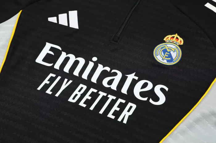 25-26 Real Madrid High Quality Half Pull Tracksuit