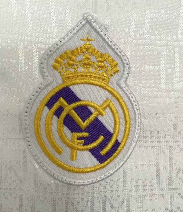 1990-1992 Real Madrid Home Retro Soccer Jersey