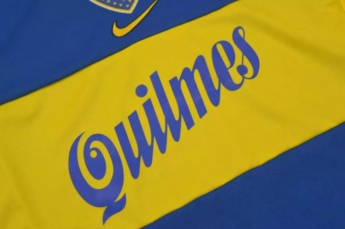 2001 Boca Juniors Home Retro Soccer Jersey
