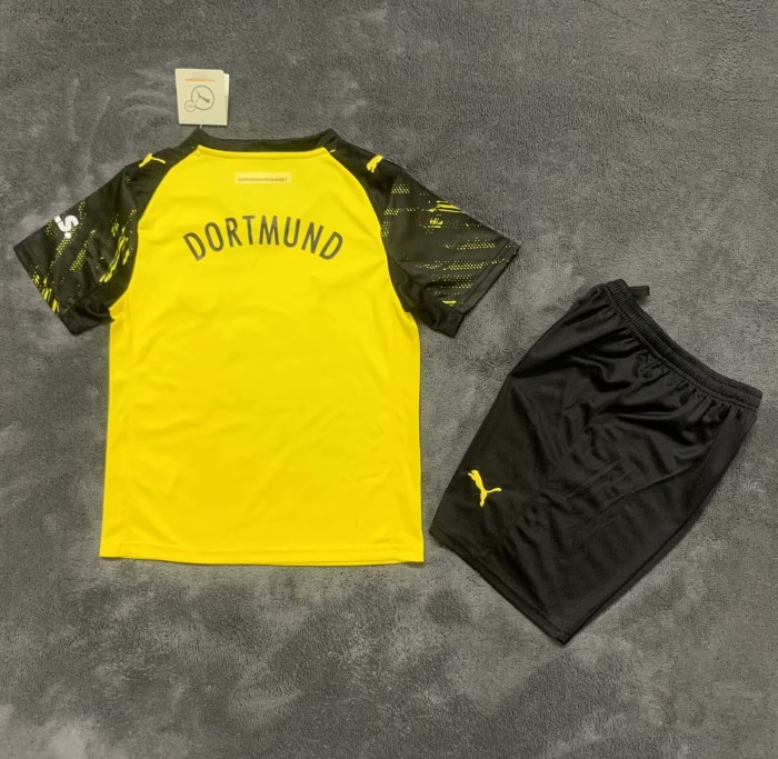 25-26 Dortmund Home Kids Soccer Jersey