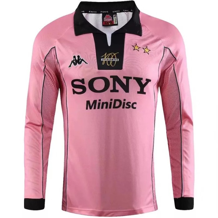 1997-1998 Juventus Away Retro Long Sleeve Soccer Jersey