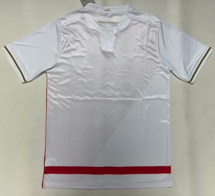25-26 Monaco Home Fans Soccer Jersey
