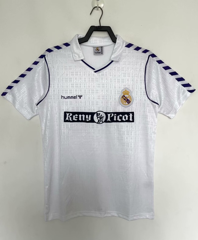 1988-1990 RMA Home Retro Soccer Jersey