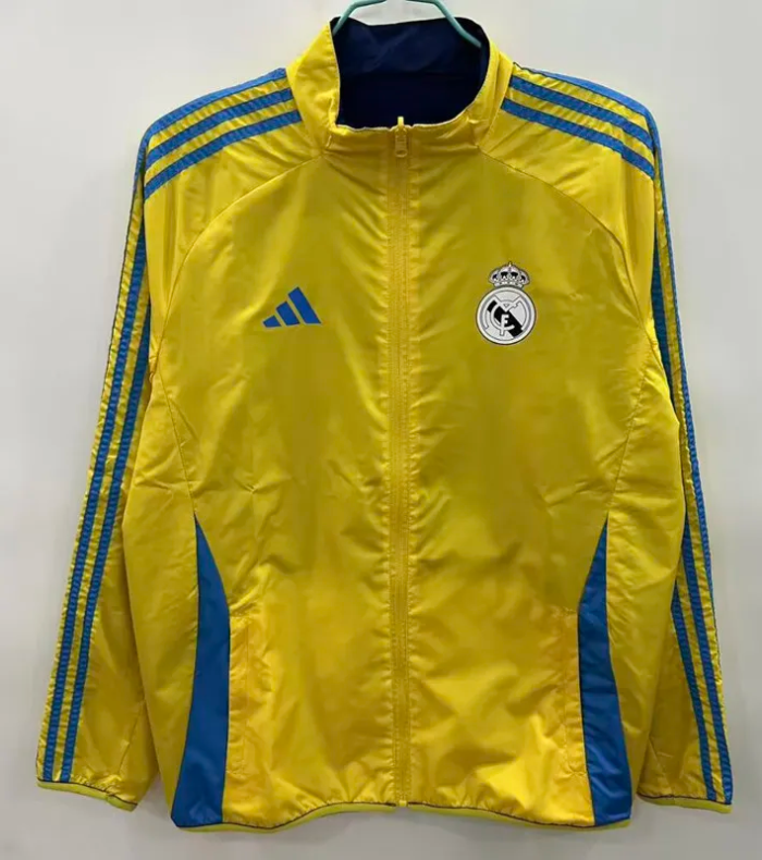 2025 Real Madrid Double Sided Windbreaker