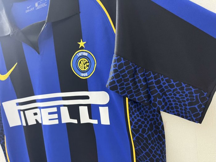 2001-2002 Inter Milan Home Retro Soccer Jersey