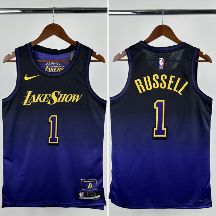 24-25 Lakers  Top Quality Hot Pressing NBA Jersey