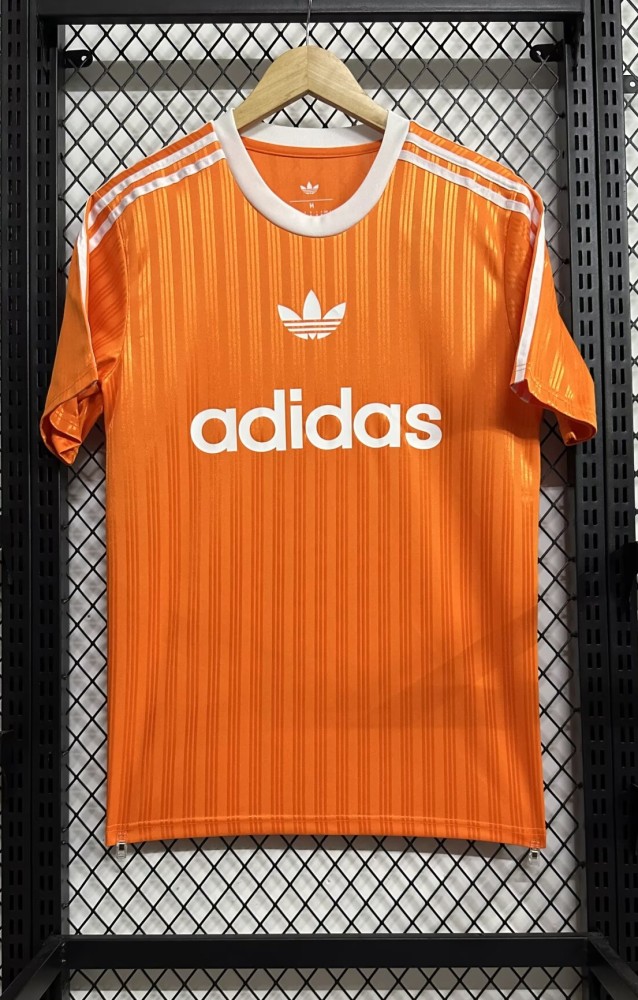 2025 AD Casual Orange Fans Training shirts *三叶草