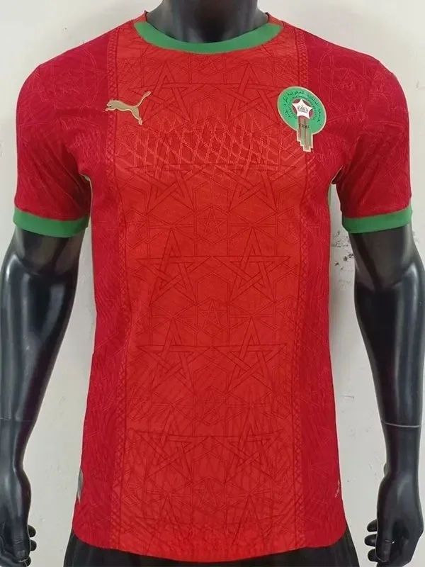25-26 Morocco Home Player Version Soccer Jersey