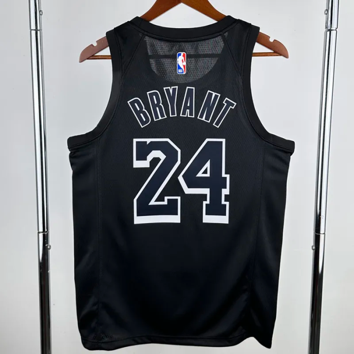 LAKERS BRYANT #24 Black Top Quality Hot Pressing NBA Jersey