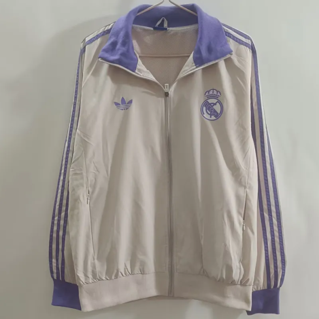 2025 Real Madrid New Pattern Windbreaker