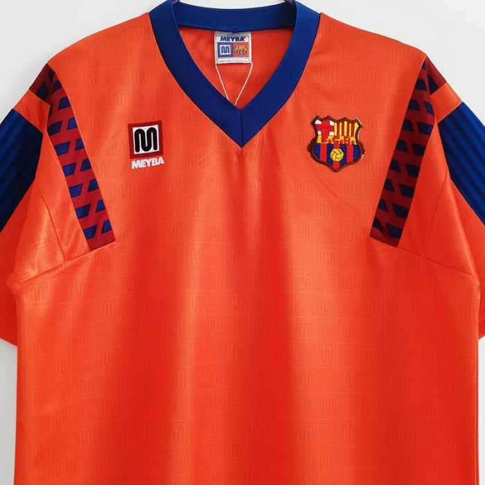 1989-1992 Barcelona Away Retro Soccer Jersey