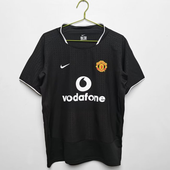 2003-2004 Manchester United Away Retro Soccer Jersey