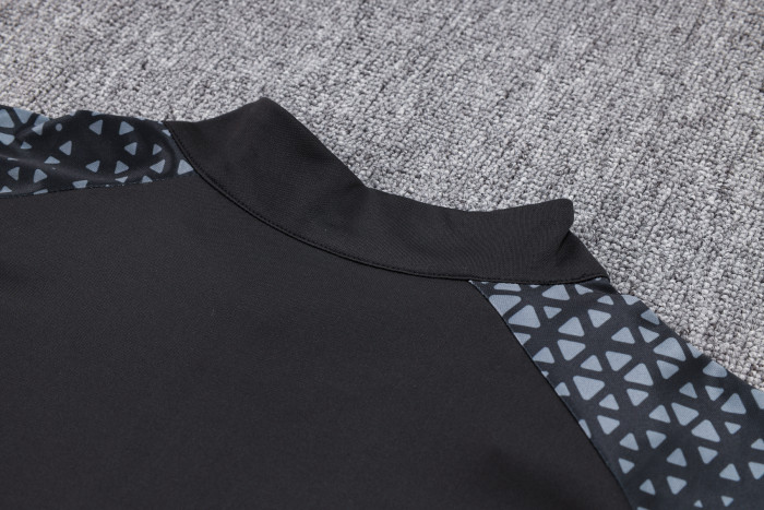 23-24 AC Milan High Quality Half Pull Tracksuit